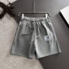 Dior 2025 Spring/Summer New Arrival High-End Elastic Waist Casual Solid Loose Shorts