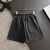 Dior 2025 Spring/Summer New Arrival High-End Elastic Waist Casual Solid Loose Shorts