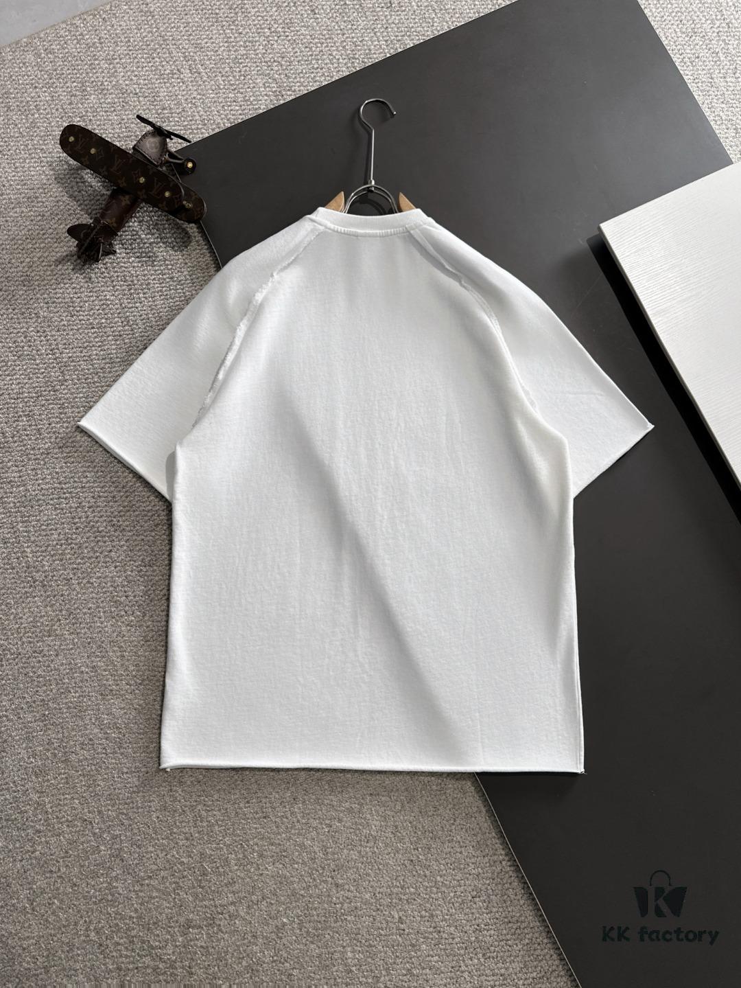 High-Quality DIOR 2025 Spring/Summer New Men's Tie-Dye Washed Short-Sleeve T-Shirt