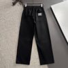 Dior 2025 Spring/Summer New Arrival Elastic Waist Casual Pants, Lightweight Custom Counter Fabric, Highly Breathable and Comfortable, Exquisite Details, Brand-Inspired Design Concept Reflecting High Quality, Soft and Smooth Touch