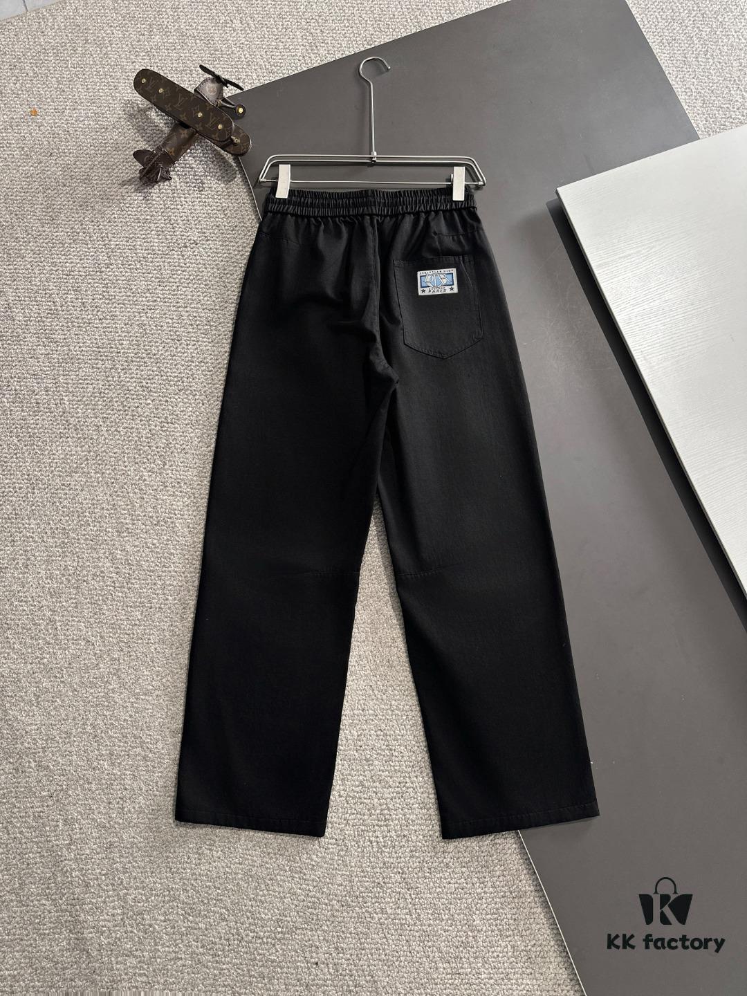 Dior 2025 Spring/Summer New Arrival Elastic Waist Casual Pants, Lightweight Custom Counter Fabric, Highly Breathable and Comfortable, Exquisite Details, Brand-Inspired Design Concept Reflecting High Quality, Soft and Smooth Touch