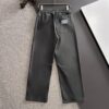 Dior 2025 Spring-Summer New Elastic Waist Casual Pants, Lightweight Custom Counter Fabric, Highly Breathable and Comfortable, Exquisite Details, Brand Design Concept, High Quality, Soft and Smooth Touch
