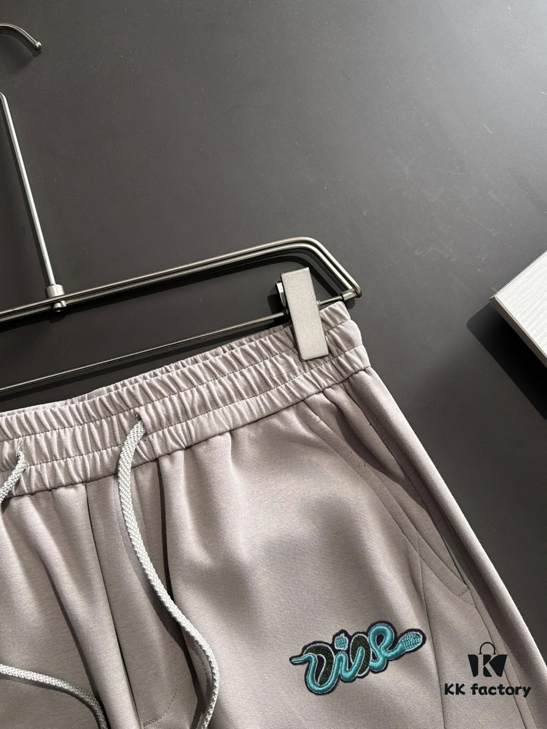 Dior 2025 Spring/Summer New Elastic Waist Casual Pants, Lightweight Custom Counter Fabric, Highly Breathable and Comfortable, Exquisite Details, Brand Design Concept Reflecting High Quality, Soft and Delicate Touch