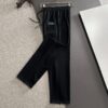Dior 2025 Spring/Summer New Arrival Elastic Waist Casual Pants, Lightweight Premium Counter Custom Fabric, Highly Breathable and Comfortable, Exquisitely Designed with Brand Identity, Superior Quality, Soft and Smooth Touch, Stylish Relaxed Cut with Excellent Fit
