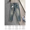Dior 2025 All-Season Relaxed Straight-Leg Jeans – The Epitome of Trendy Fashion