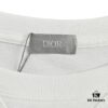 Dior 22SS Embroidered Floral Letter Short Sleeve T-Shirt