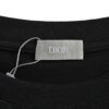 Dior 22SS Embroidered Floral Letter Short-Sleeve