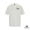 Dior Logo Embroidered Short Sleeve T-Shirt with Double-Layer Toothbrush Stitch