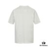 Dior Logo Embroidered Short Sleeve T-Shirt with Double-Layer Toothbrush Stitch