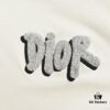 Dior Logo Embroidered Short Sleeve T-Shirt with Double-Layer Toothbrush Stitch