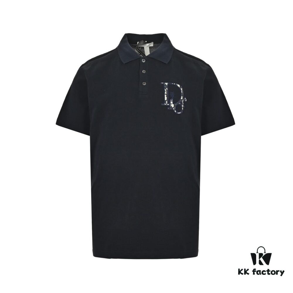 Dior 24SS Embroidered Polo Short-Sleeve Shirt