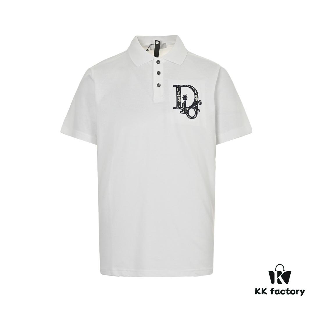 Dior 24SS Embroidered Polo Short-Sleeve Shirt
