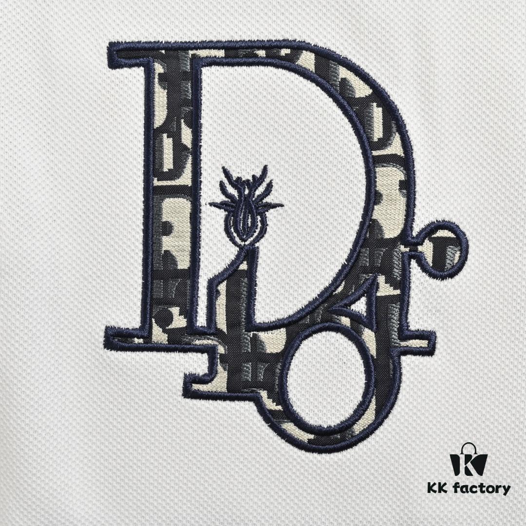 Dior 24SS Embroidered Polo Short-Sleeve Shirt