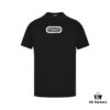 Dior 23SS Embroidered Silver Logo Short Sleeve T-Shirt