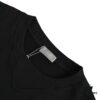 Dior 23SS Embroidered Silver Logo Short Sleeve T-Shirt