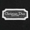 Dior 23SS Embroidered Silver Logo Short Sleeve T-Shirt
