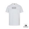 Dior 23SS Embroidered Silver Logo Short Sleeve T-Shirt