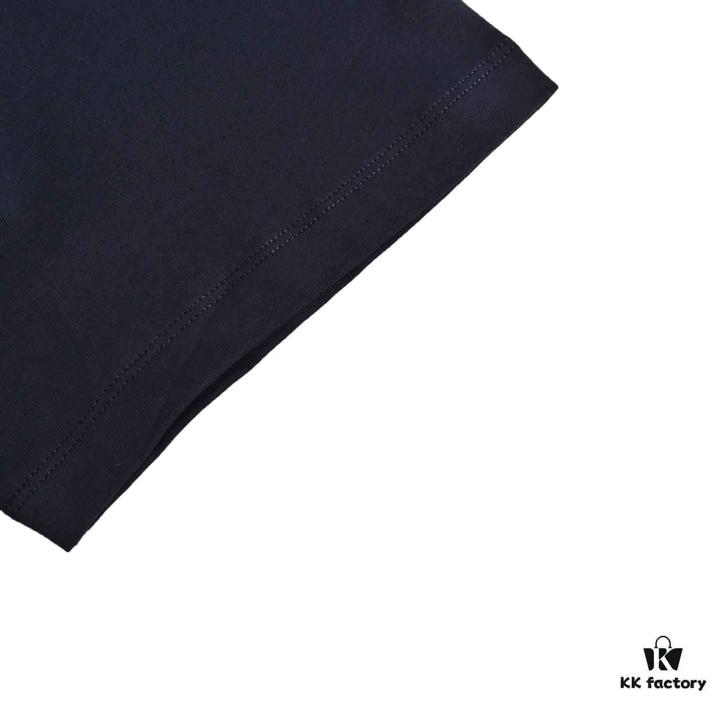 Dior Pocket Embroidered Letter Short Sleeve T-Shirt