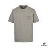 Dior Pocket Embroidered Letter Short Sleeve T-Shirt