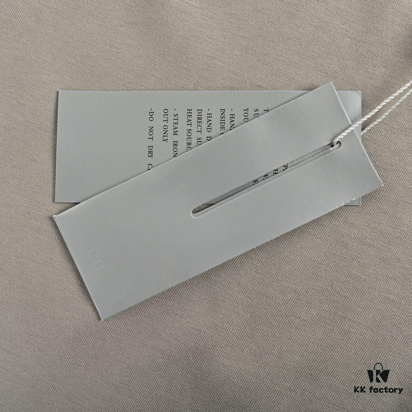 Dior Pocket Embroidered Letter Short Sleeve T-Shirt