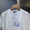 DIOR Letter Embroidered Badge Logo Short Sleeve T-Shirt