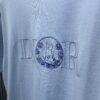 DIOR Letter Embroidery Badge Logo Short Sleeve T-Shirt