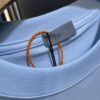 DIOR Letter Embroidery Badge Logo Short Sleeve T-Shirt