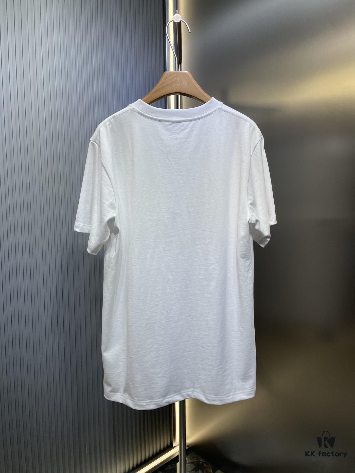 Dior Charm Logo Patch Short-Sleeve T-Shirt