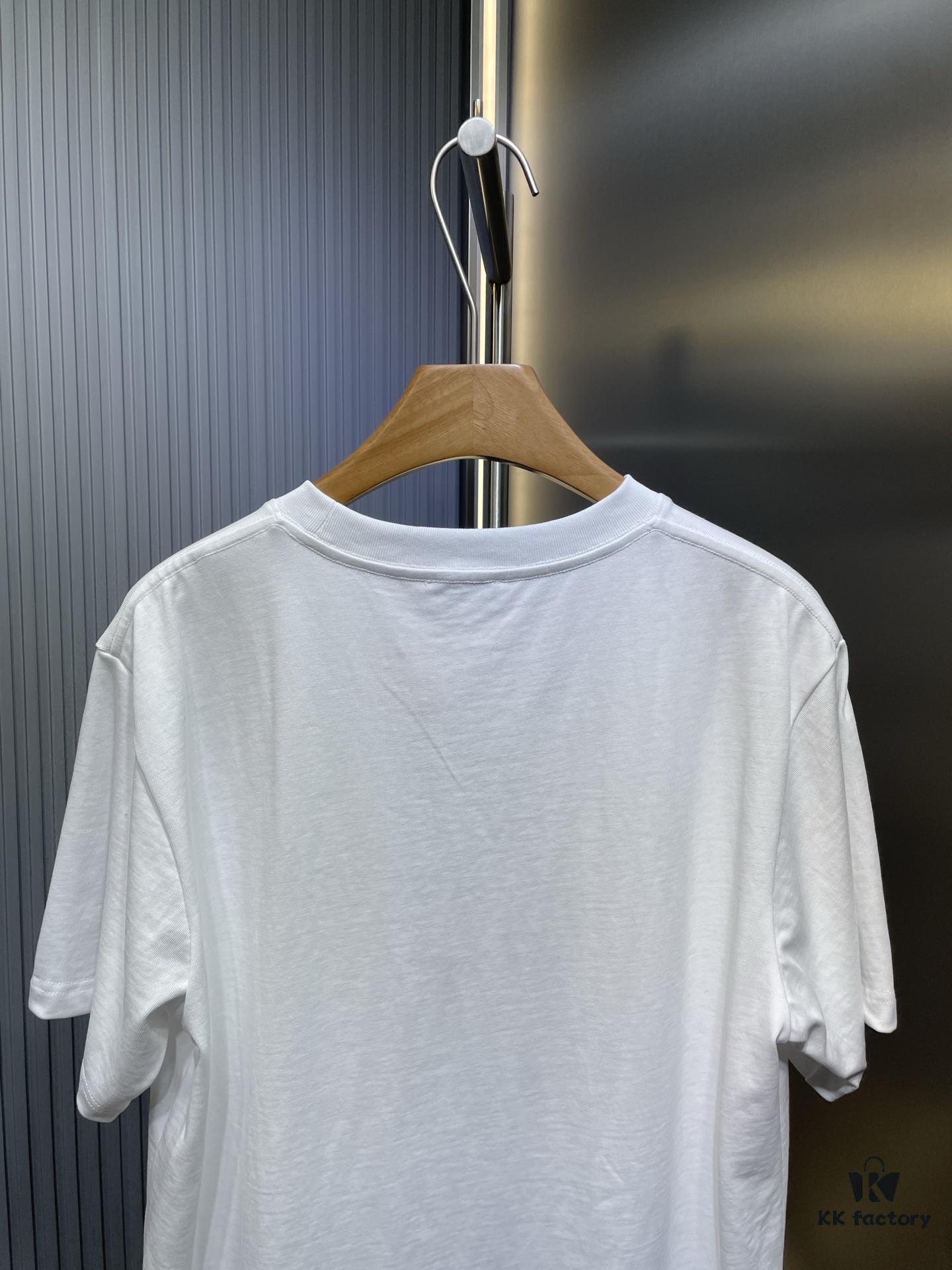 Dior Charm Logo Patch Short-Sleeve T-Shirt