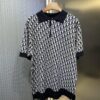 Dior Knit Jacquard Polo Shirt