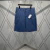 Dior 25SS New Summer Men's Wear Collection Solid Color Letter Embroidery Pure Cotton Denim Shorts