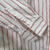 Dior 25ss New Arrival Shirt Combines Modern Style with Traditional Elegance, Crafted from White Cotton Poplin with Pink Stripes, Featuring the Dior For My Real Friends Logo from the DIOR AND HYLTON NEL Collaboration Series