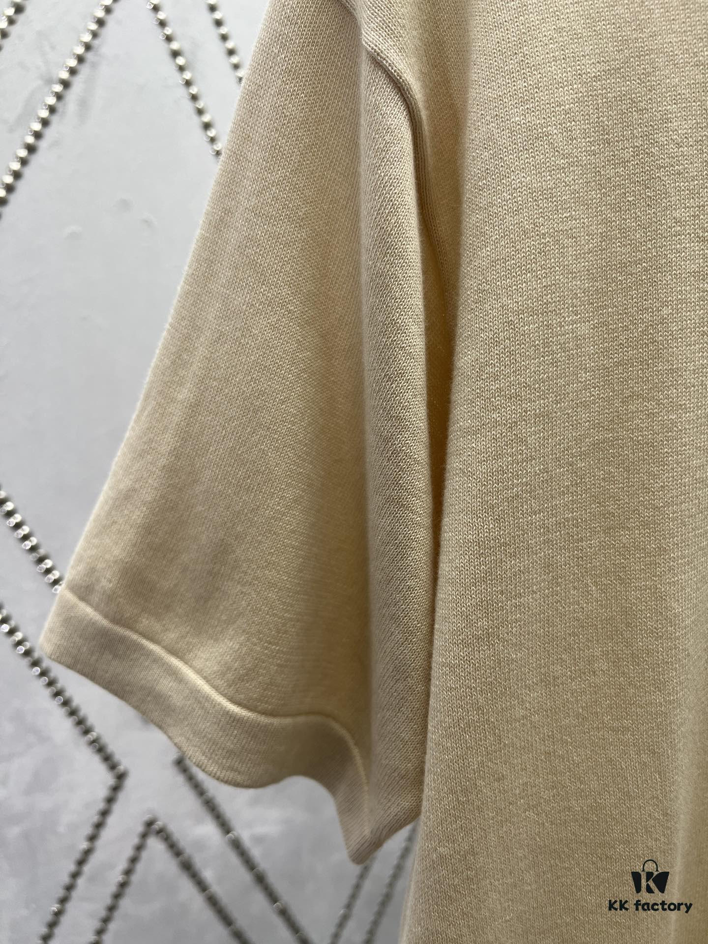 Dior 25SS New Arrivals Knit T-Shirt from the DIOR AND HYLTON NEL Collaboration Collection