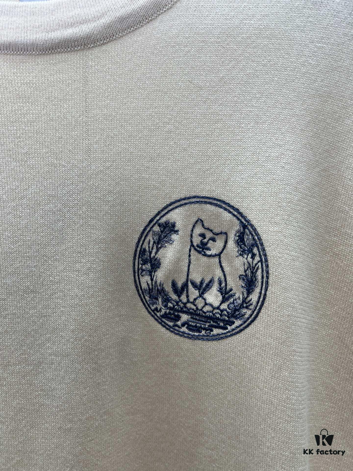 Dior 25SS New Arrivals Knit T-Shirt from the DIOR AND HYLTON NEL Collaboration Collection