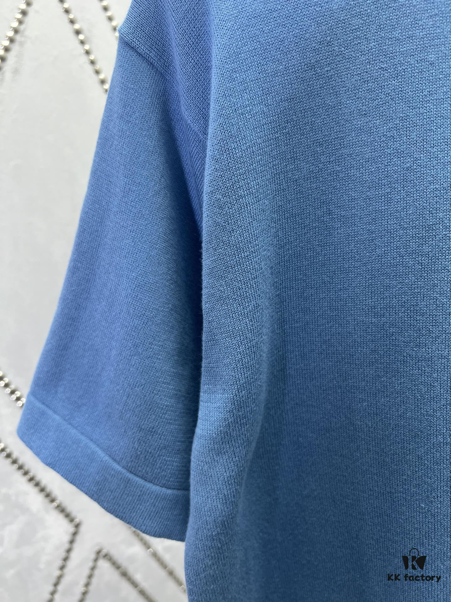 Dior 25SS New Knit T-Shirt from the DIOR AND HYLTON NEL Collaboration Collection