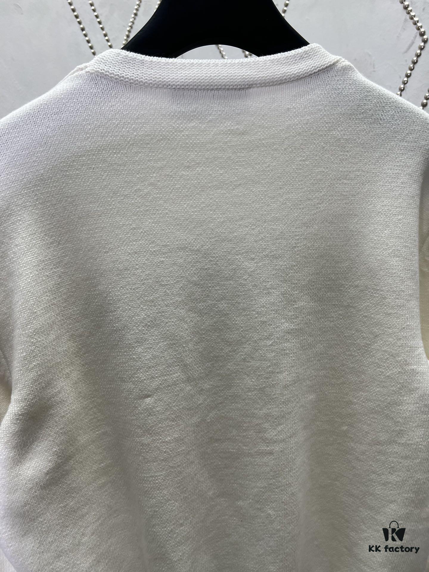 Dior 25SS New Arrivals Knitwear Featuring the Dior For My Real Friends Logo from the DIOR AND HYLTON NEL Collaboration Collection