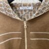 Dior 25SS Classic Best-Selling Reversible Cashmere Hooded Cardigan with Vintage Flower Pattern, High-End Version, Unisex