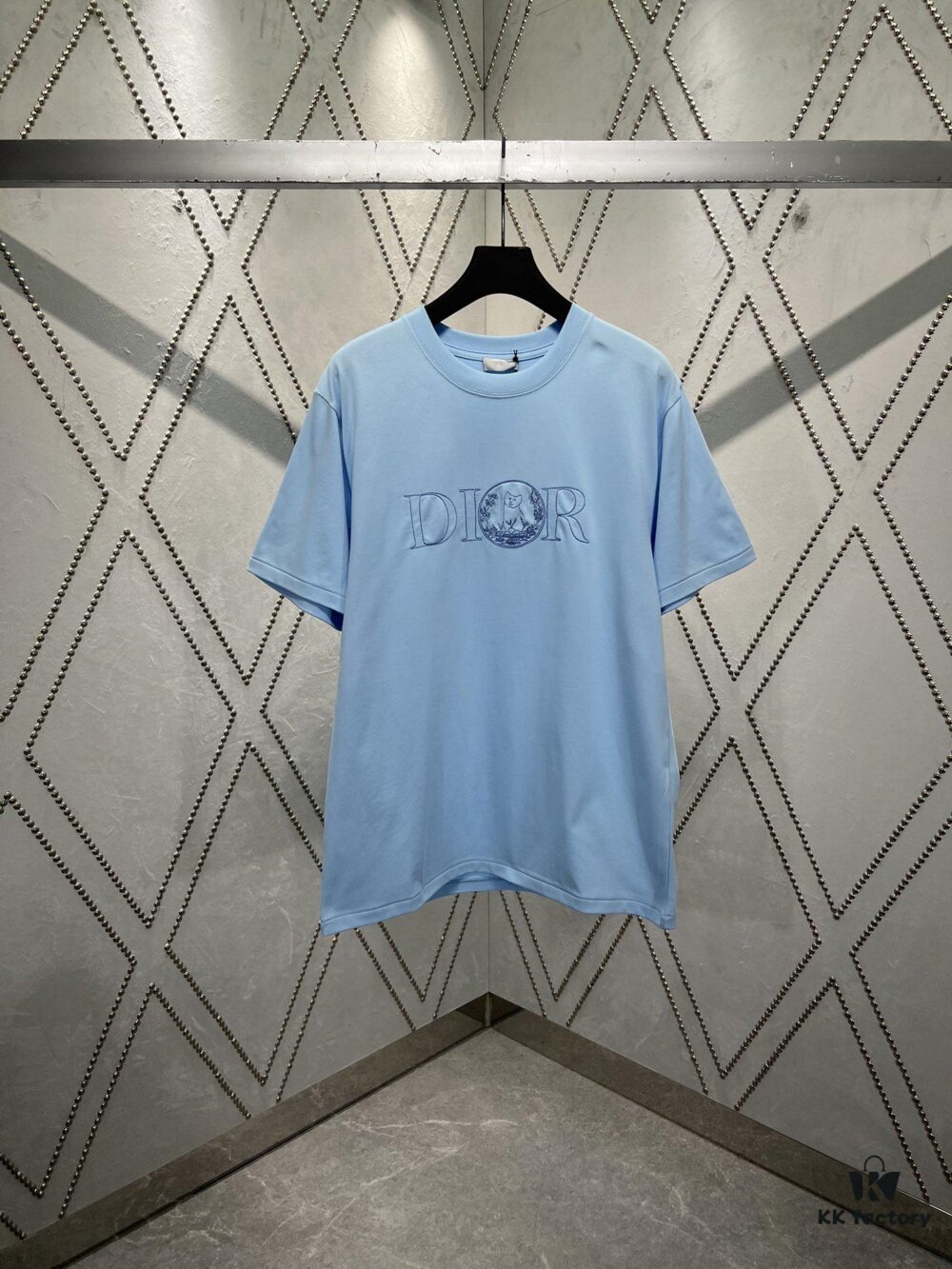 Dior 25SS New Arrival T-Shirt Featuring Signature Motif from the Dior and Hylton Nel Collaboration Collection