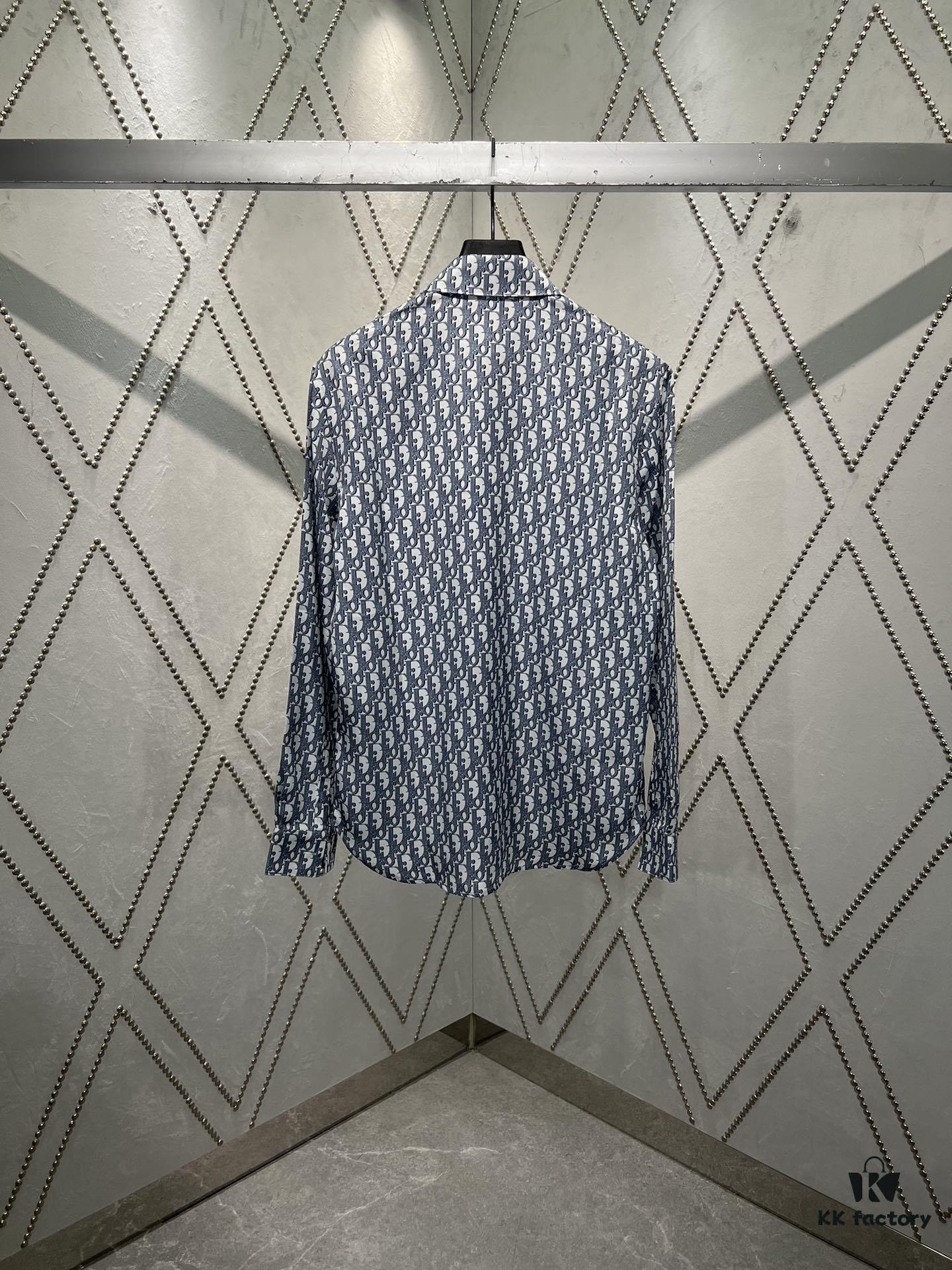Dior 25SS New Arrival Outerwear Shirt Featuring the Iconic Oblique Print