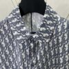 Dior 25SS New Arrival Outerwear Shirt Featuring the Iconic Oblique Print