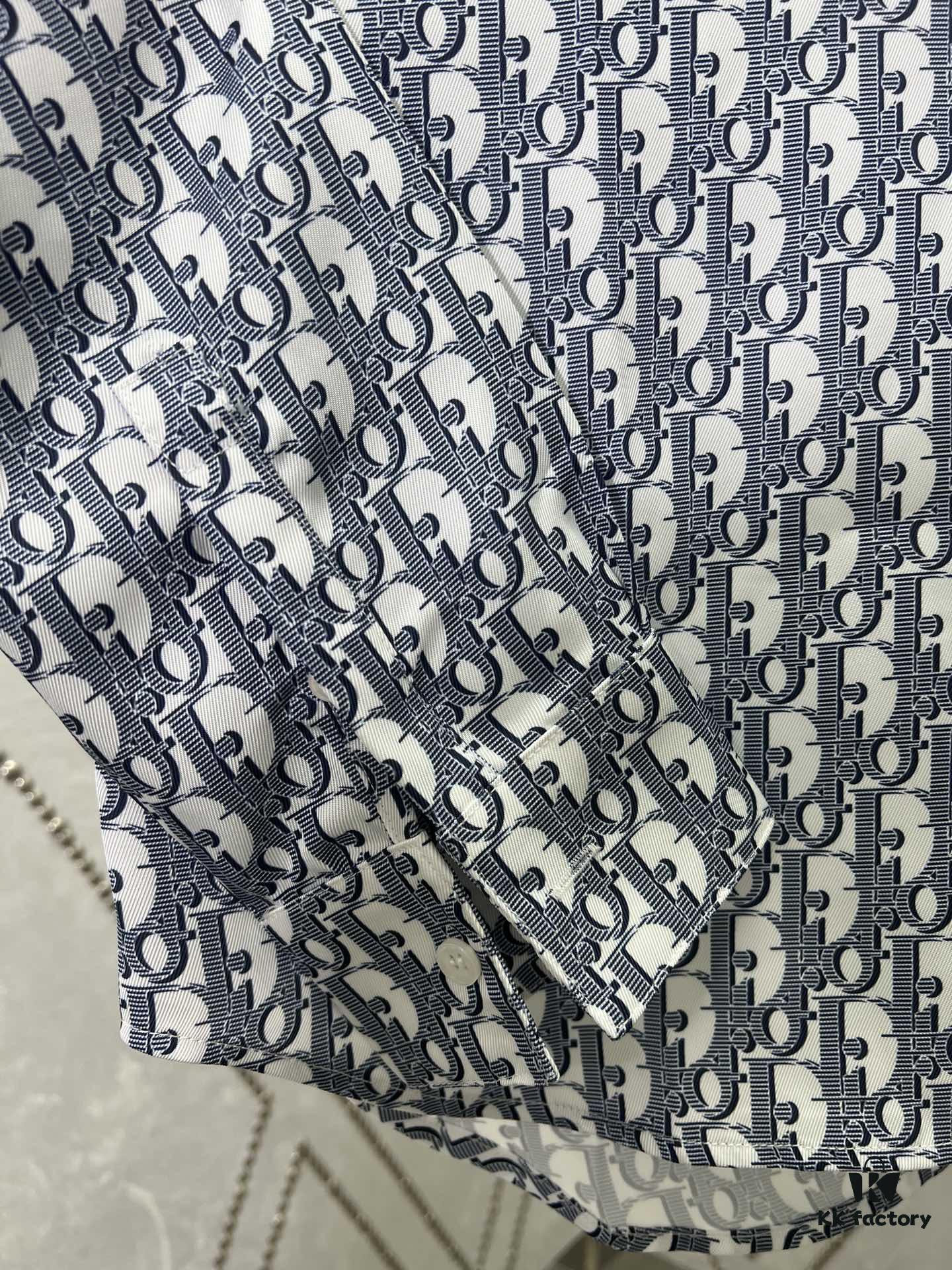 Dior 25SS New Arrival Outerwear Shirt Featuring the Iconic Oblique Print