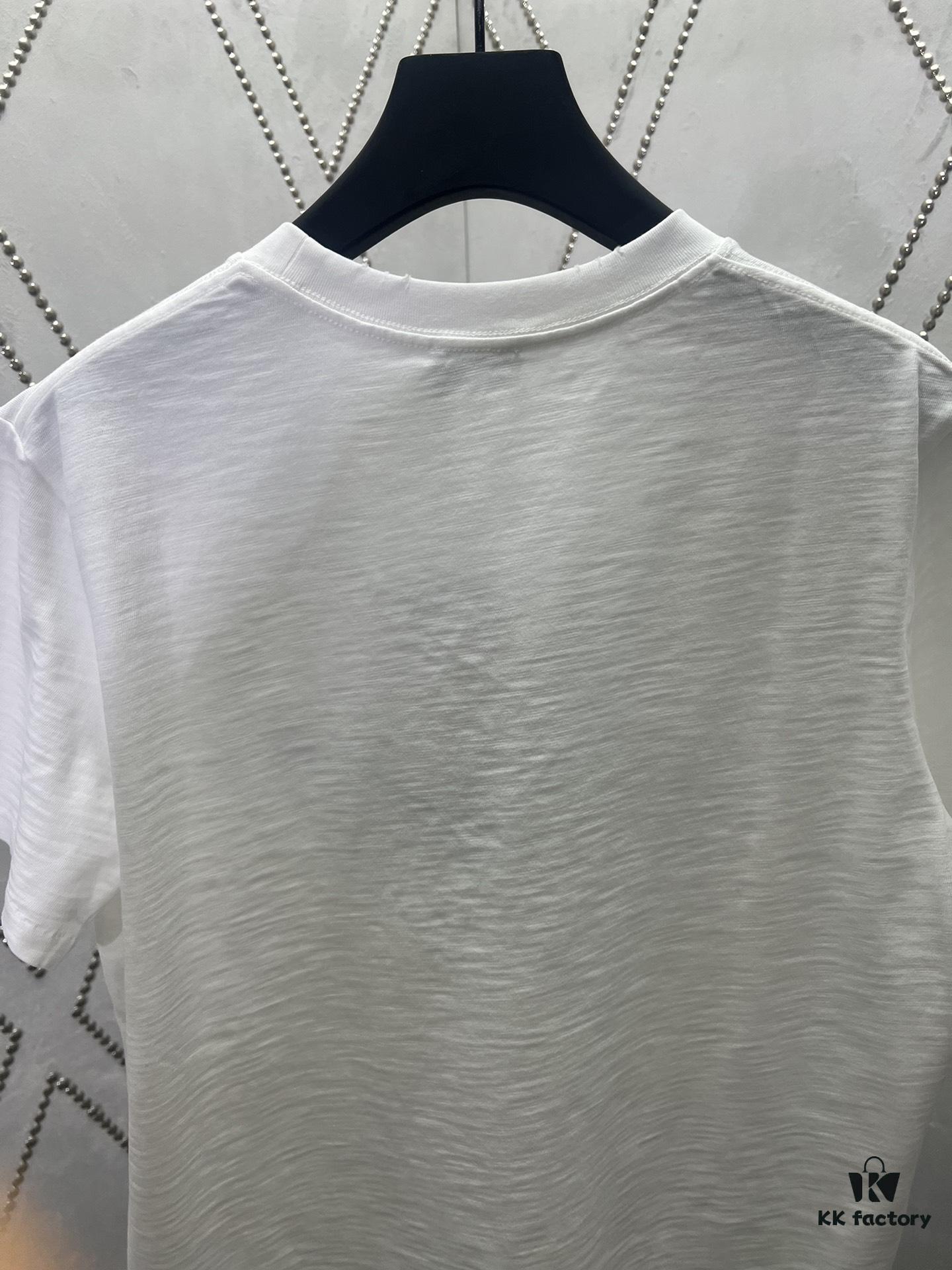 Dior 25SS New Arrival T-Shirt from the Dior and Hylton Nel Collaboration Collection Features 'Dior For My Real Friends' Logo