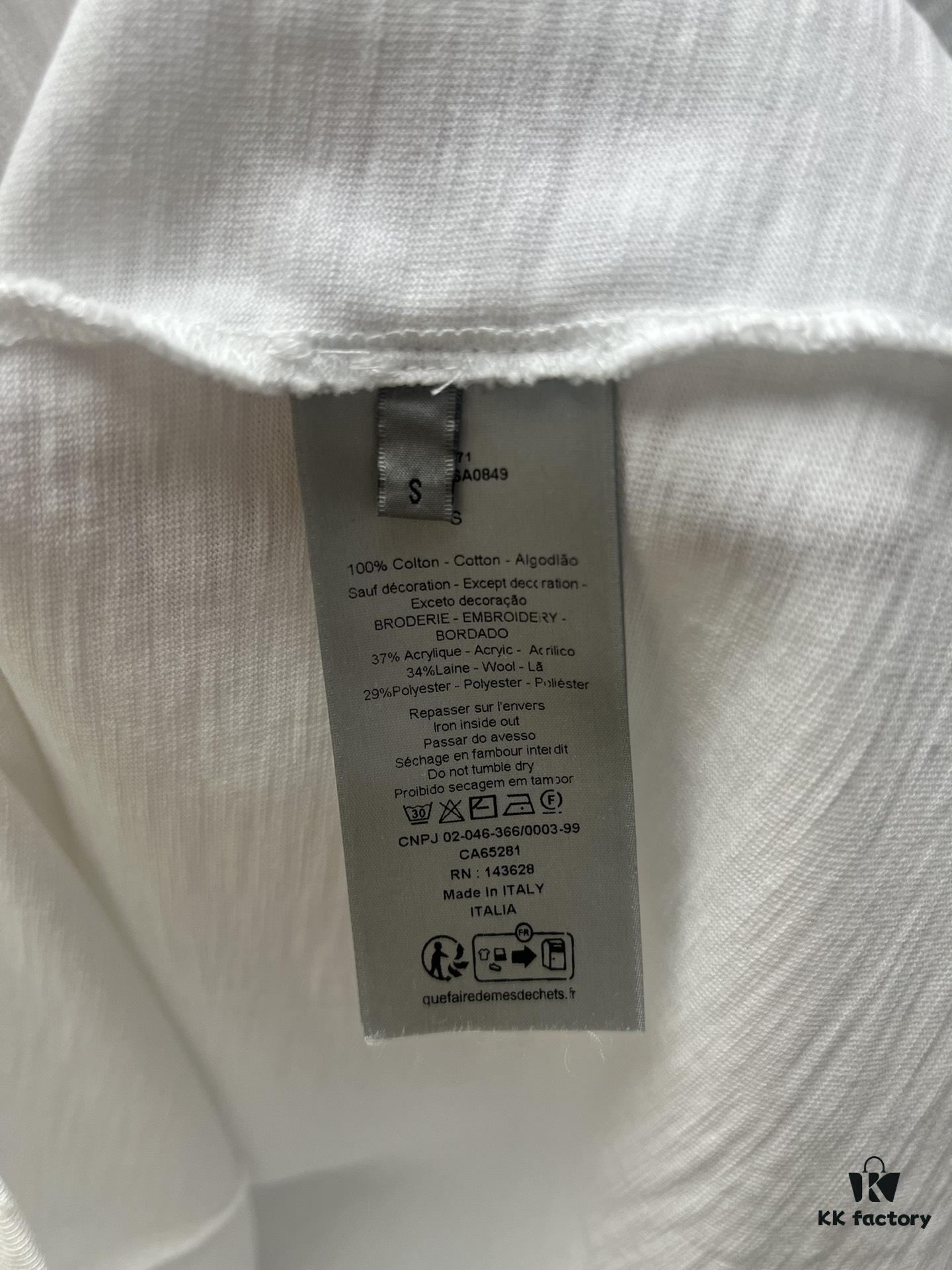 Dior 25SS New Arrival T-Shirt from the Dior and Hylton Nel Collaboration Collection Features 'Dior For My Real Friends' Logo