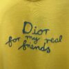 Dior 25SS New Arrival T-Shirt Featuring the Dior For My Real Friends Logo from the DIOR AND HYLTON NEL Collaboration Collection