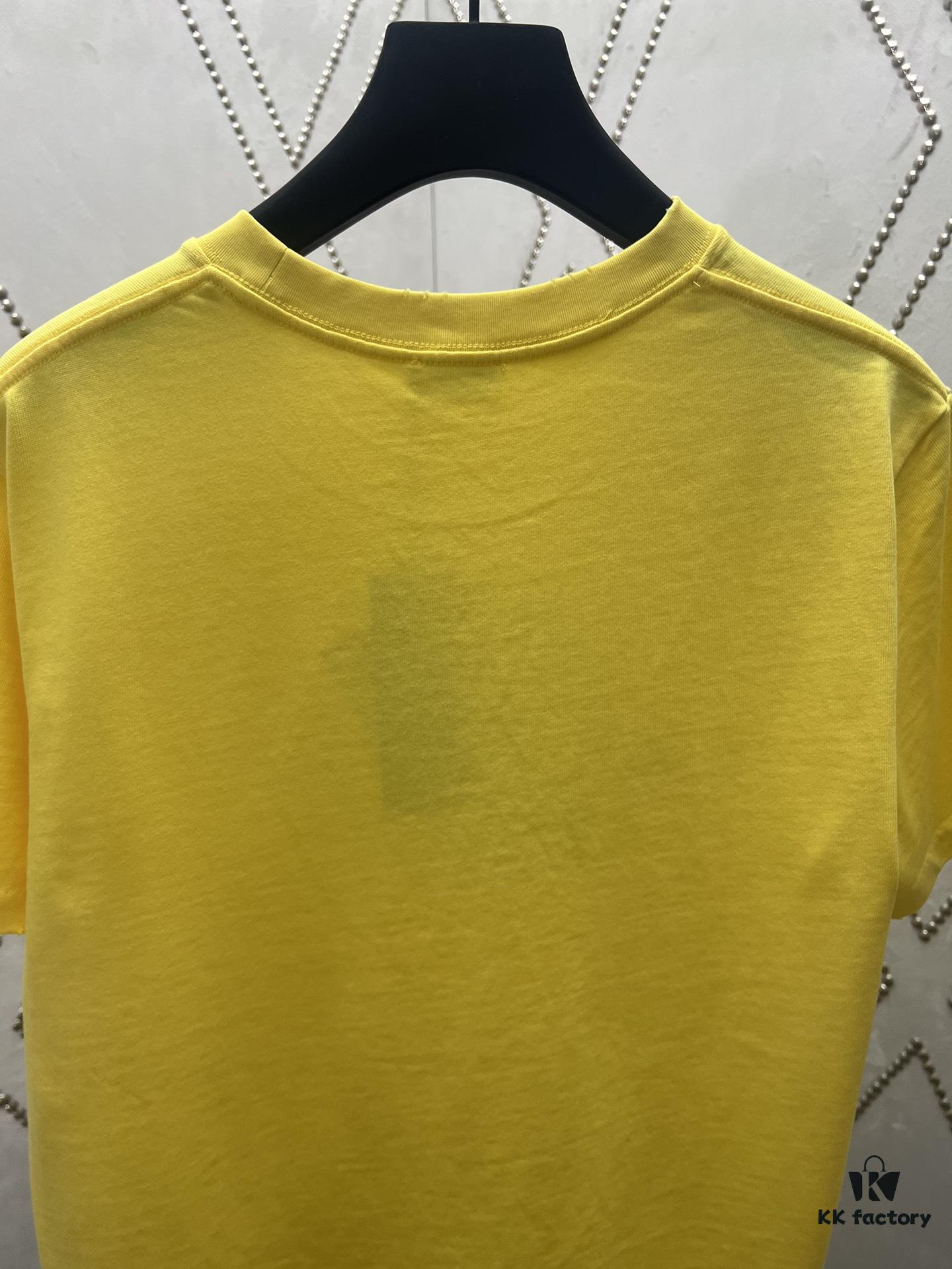 Dior 25SS New Arrival T-Shirt Featuring the Dior For My Real Friends Logo from the DIOR AND HYLTON NEL Collaboration Collection