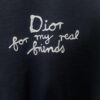 Dior 25SS New Arrival T-Shirt from the Dior and Hylton Nel Collaboration Collection Features 'Dior For My Real Friends' Logo