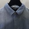 Dior 25SS Spring Collection New Arrival Denim Shirt with Single-Breasted Button Closure and Chest Embroidered Logo Unisex Style