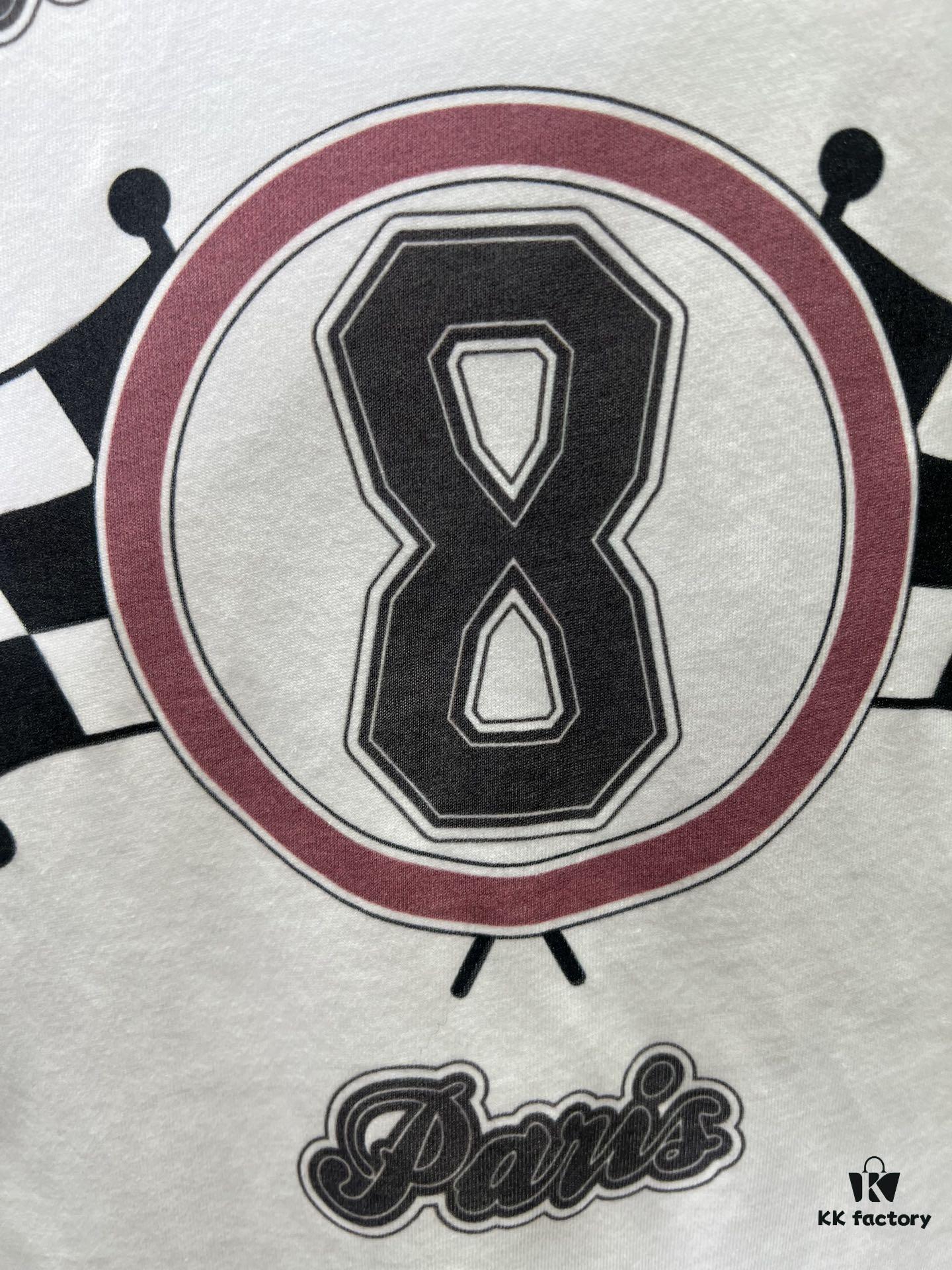 Dior 25SS Early Spring New Arrival Sporty Checkered Print T-Shirt