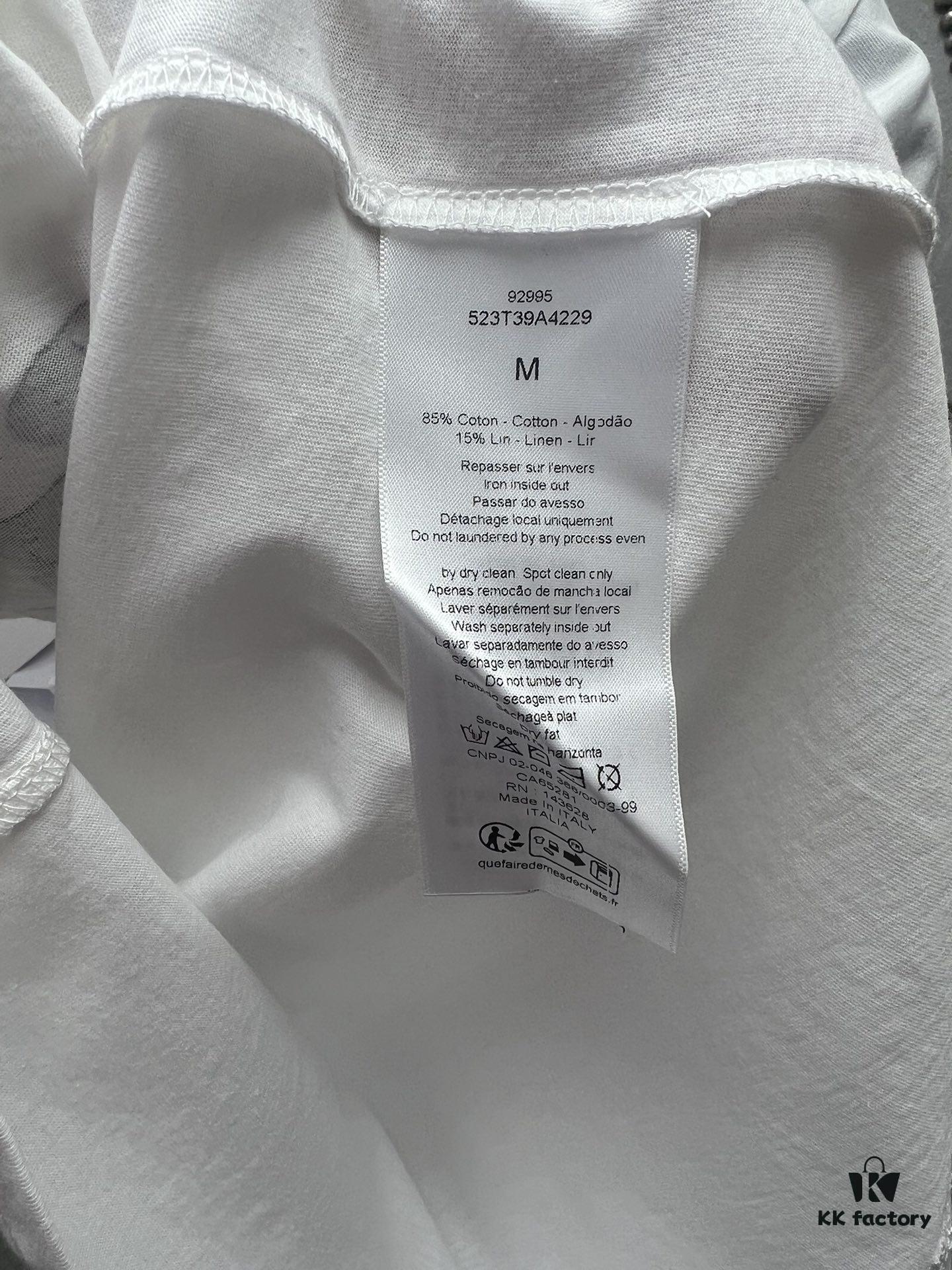 Dior 25SS Early Spring New Arrival Sporty Checkered Print T-Shirt