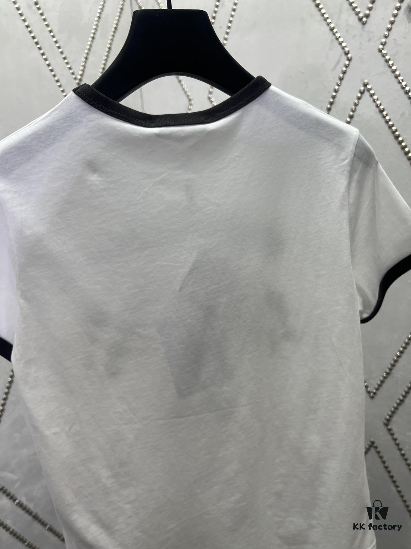 Dior 25SS Early Spring New Arrival Sporty Checkered Print T-Shirt